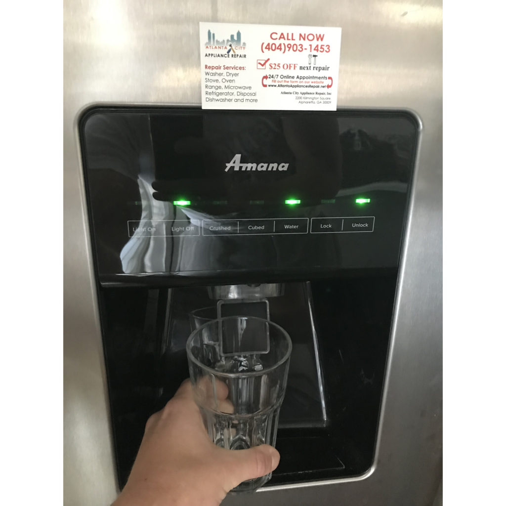 Refrigerator dispenser no ice or water coming