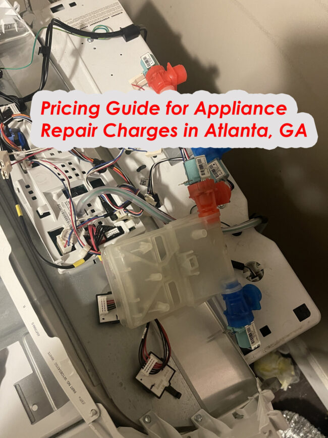 Pricing Guide for Appliance Repair Charges in Atlanta GA Appliance Technicians in Atlanta Set Prices