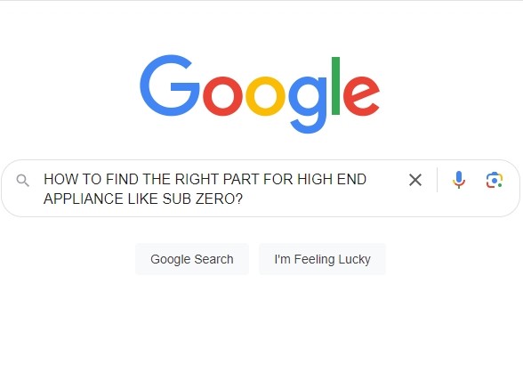 HIGH-END APPLIANCE PARTS SEARCH