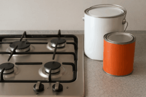 Gas oven odd smell