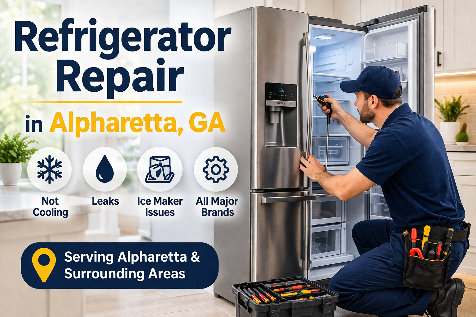 Refrigerator Repair in Alpharetta, GA