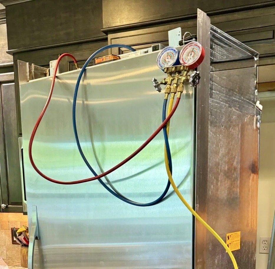 Sub zero refrigerator sealed system repair Refrigerator repair in Atlanta GA Sub Zero issue